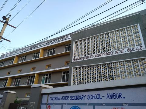 Administrator’s visit — Concordia Hr Secondary School Ambur — 1