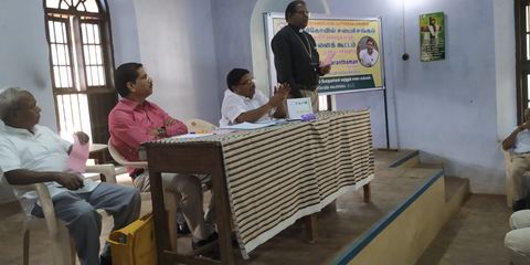 Administrator’s visit — Nagarkovil – Meeting with Pastorates held — 5