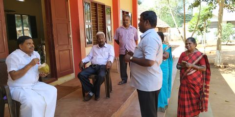 Administrator’s visit — Boys Hostel — 2