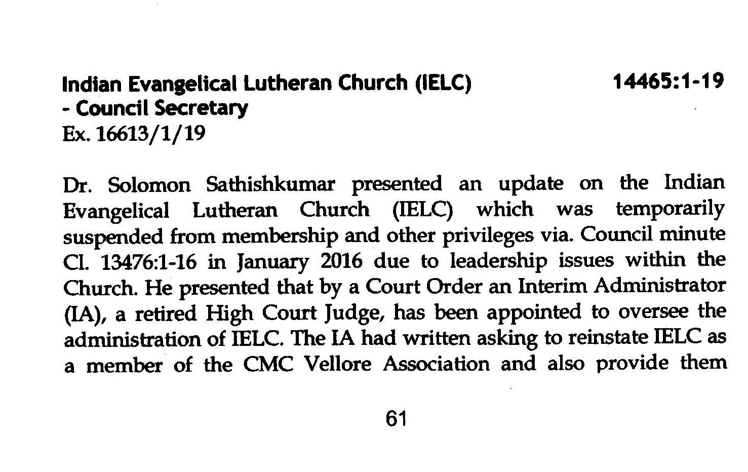 The CMC Vellore Association – Sponsorship Privileges — 1/4