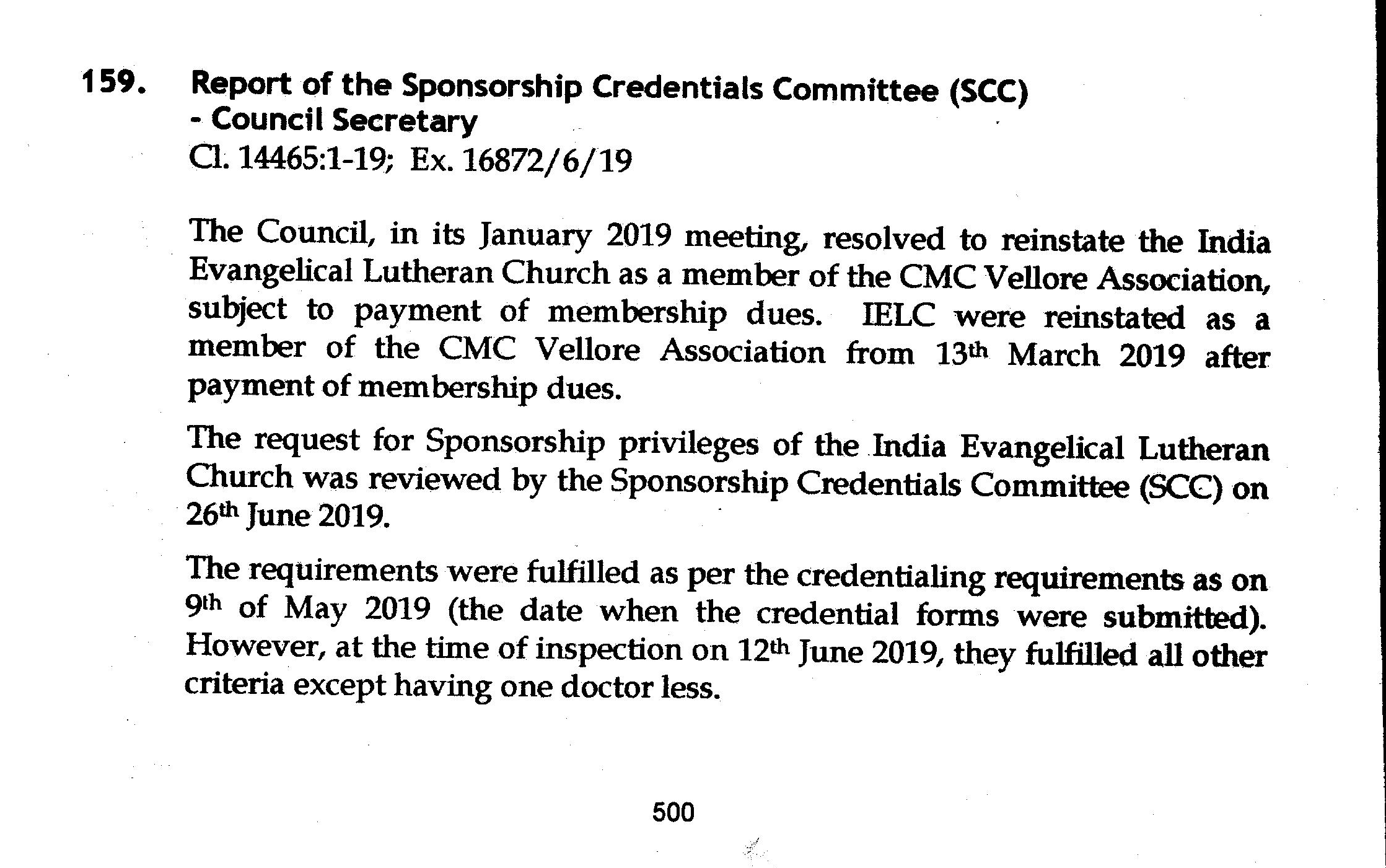 The CMC Vellore Association – Sponsorship Privileges — 3/4