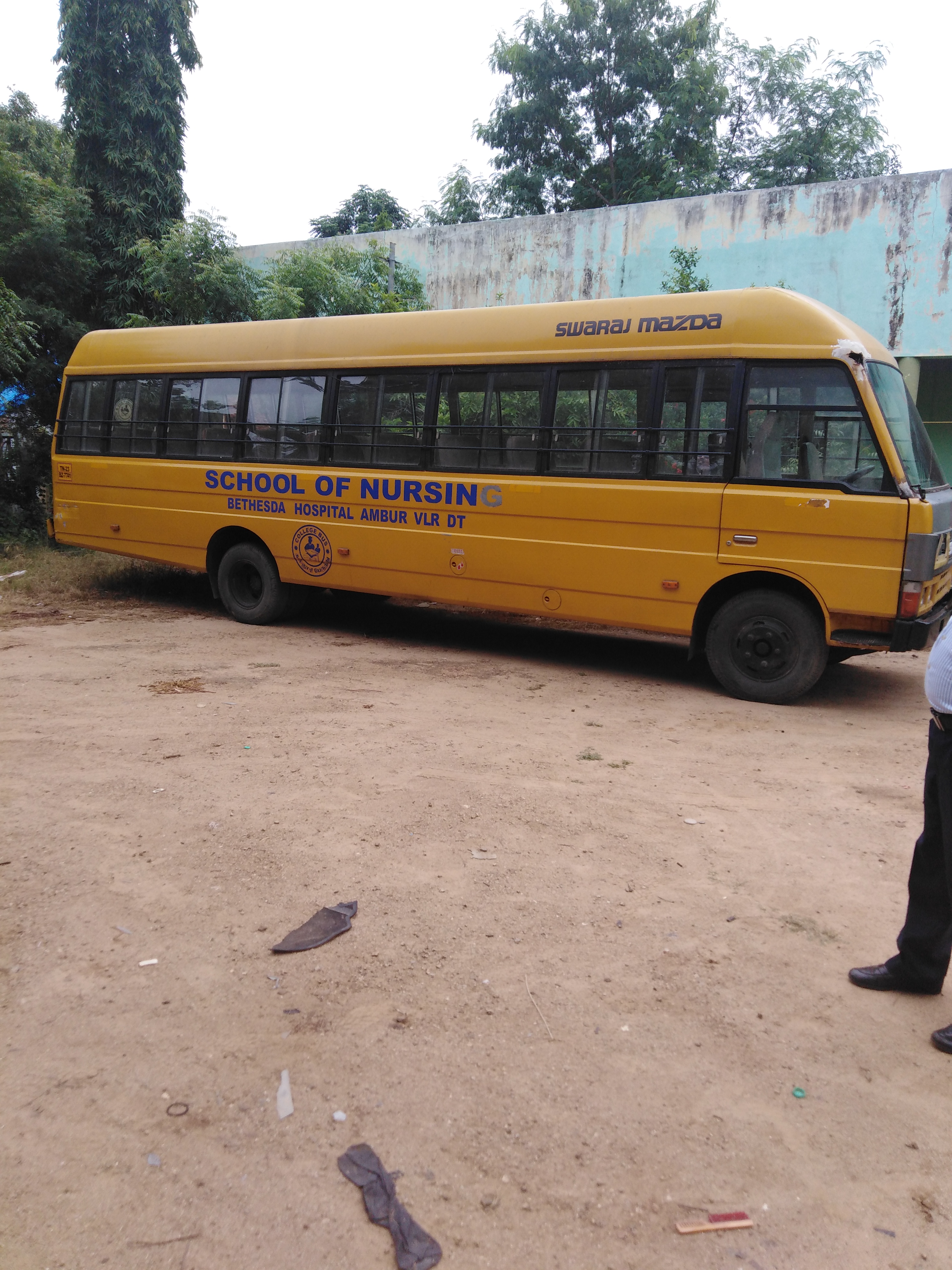 Mr. Viajayakumar, handed over the Bethesda School of Nursing Bus — 1/2