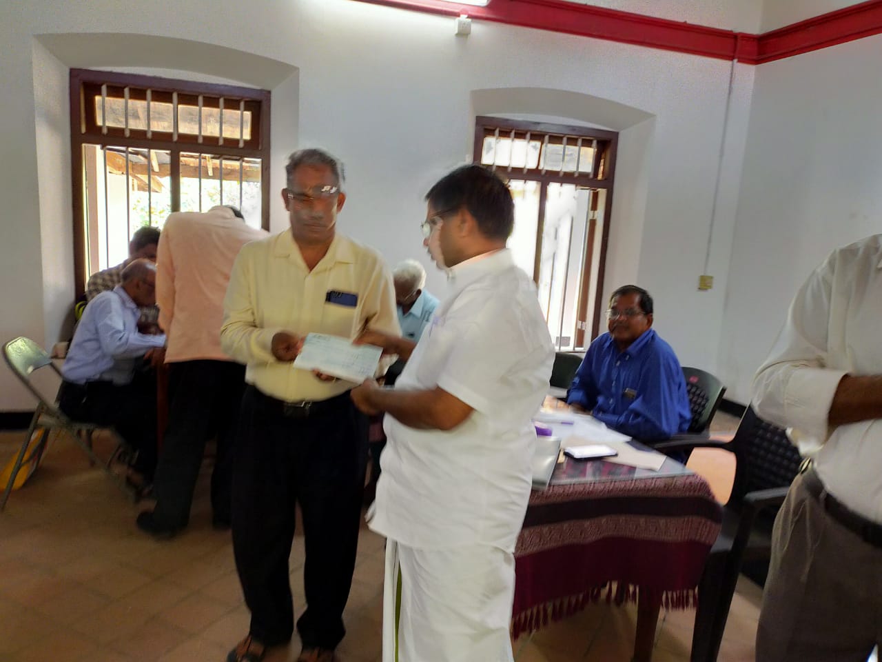 Provident Fund (PF) dues settled to the retired Pastors in Nagercoil and Trivandrum Synod — 18/19