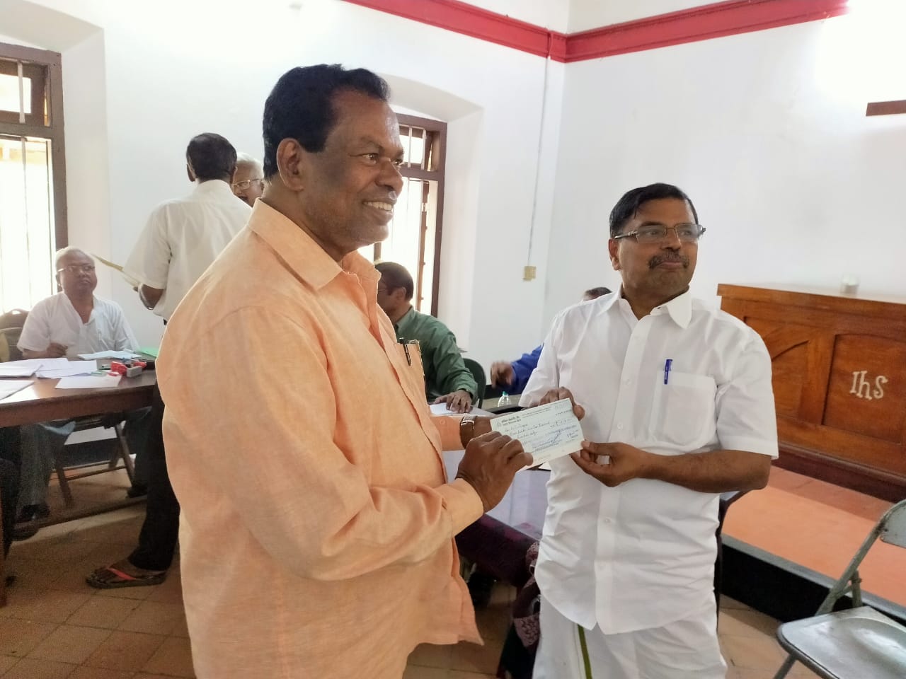 Provident Fund (PF) dues settled to the retired Pastors in Nagercoil and Trivandrum Synod — 17/19