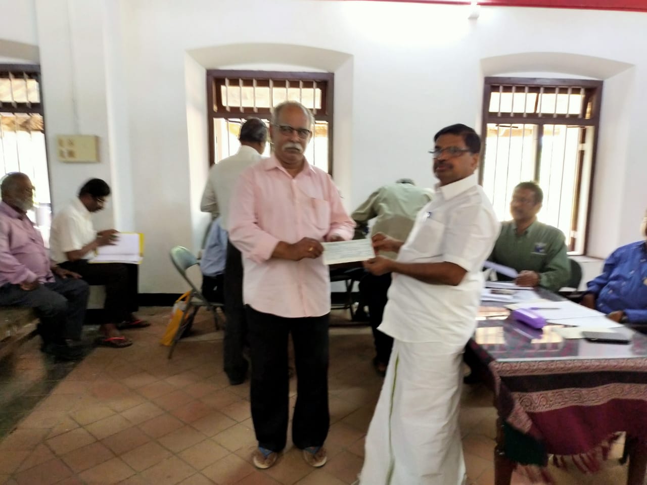 Provident Fund (PF) dues settled to the retired Pastors in Nagercoil and Trivandrum Synod — 15/19