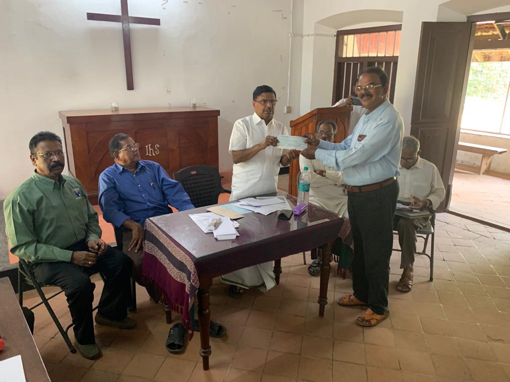 Provident Fund (PF) dues settled to the retired Pastors in Nagercoil and Trivandrum Synod — 7/19