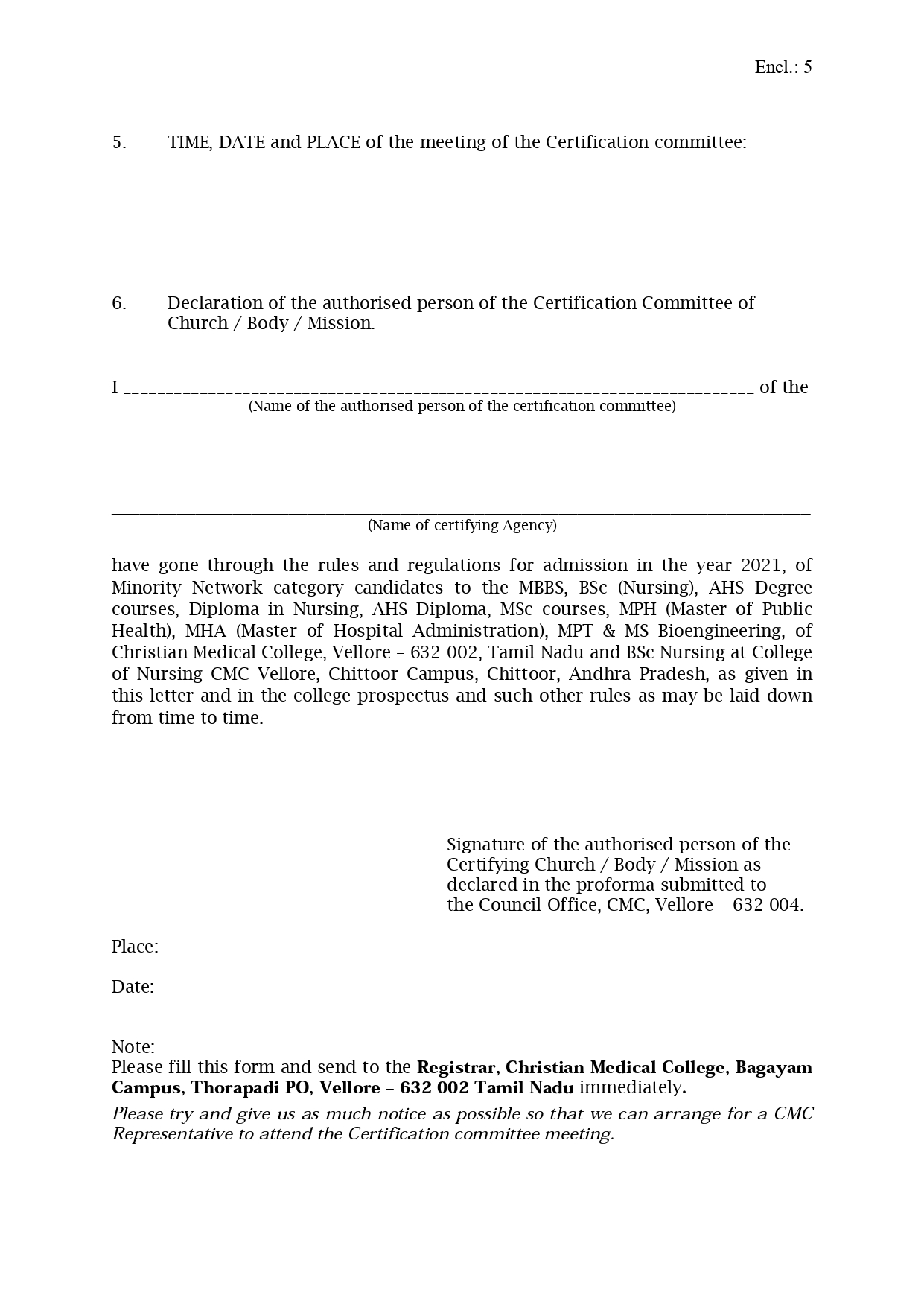 Letter from CMC Vellore Sponsorship for various courses IELC Online Letter from CMC Vellore Sponsorship for various courses IELC Online